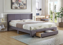 Load image into Gallery viewer, Queen Size IF-5373 Grey Linen Platform Bed Frame
