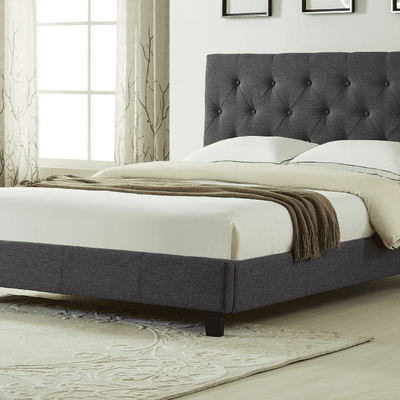 Charcoal Single Platform Bed Frame 2366