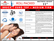 Load image into Gallery viewer, True North Chiropractic Bruce Queen Size Euro-Pillow Top mattress
