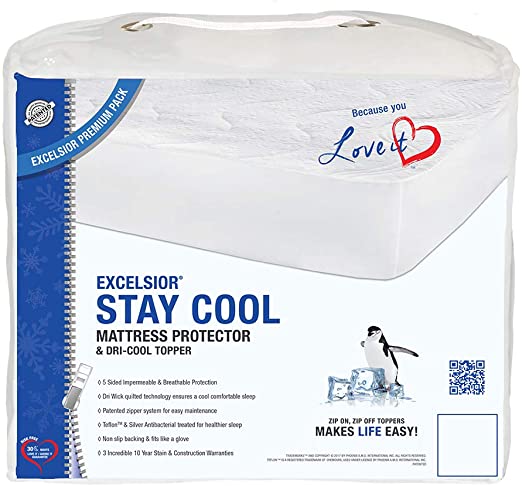 Stay Cool Mattress Protector by Exelsior