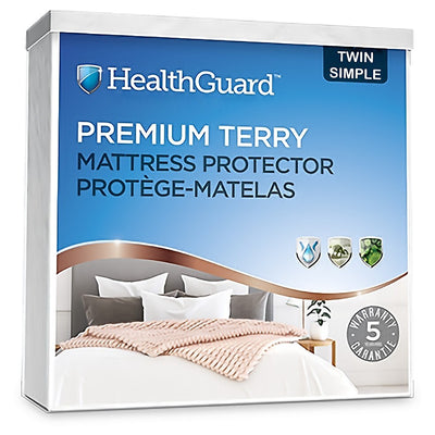 HealthGuard Premium Terry Single/Twin Mattress Protector